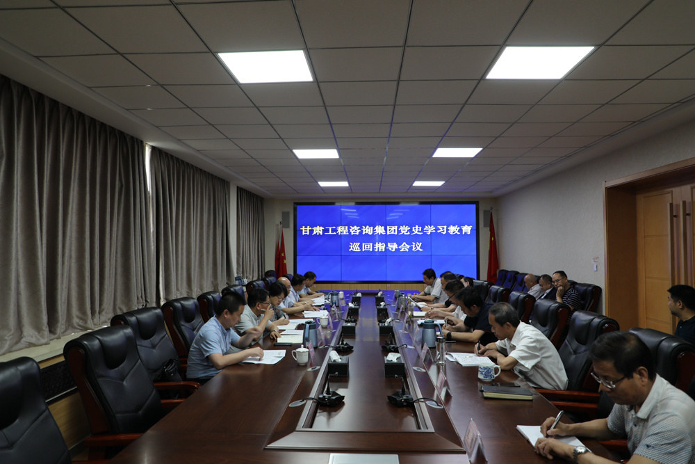 甘肅工程咨詢集團(tuán)黨史學(xué)習(xí)教育第四巡回指導(dǎo)組對水電設(shè)計院黨史學(xué)習(xí)教育工作開展情況進(jìn)行巡回指導(dǎo)